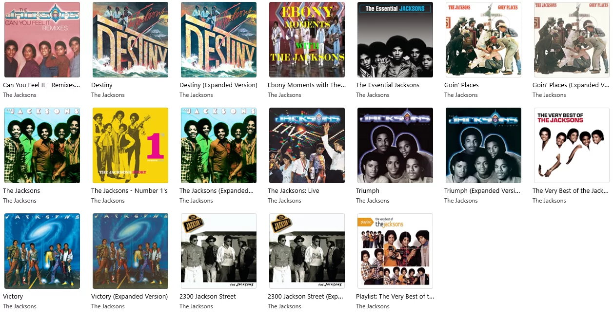 The Jacksons &amp; Jackson 5 - 音乐合集 Discography [iTunes Plus AAC M4A]