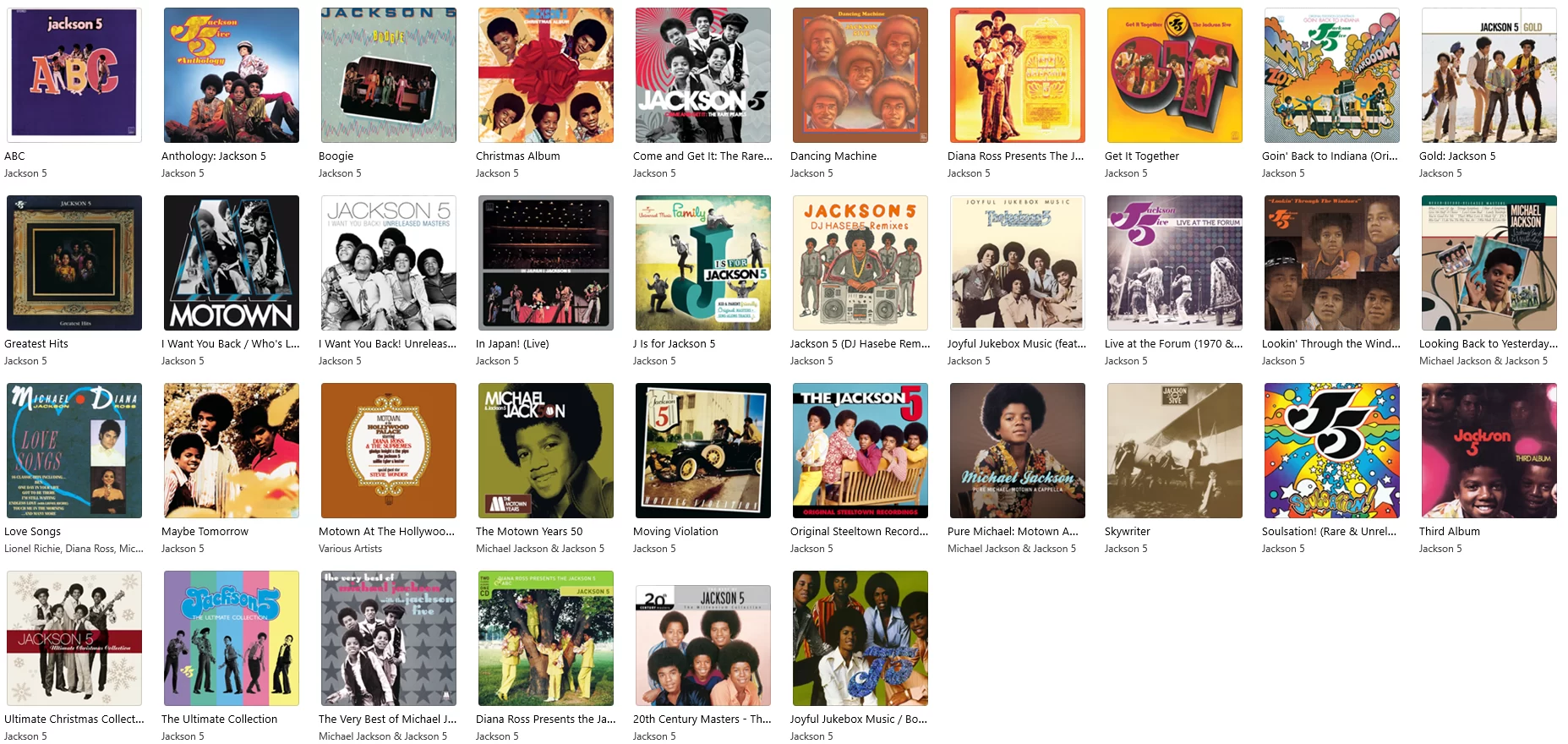 The Jacksons &amp; Jackson 5 - 音乐合集 Discography [iTunes Plus AAC M4A]