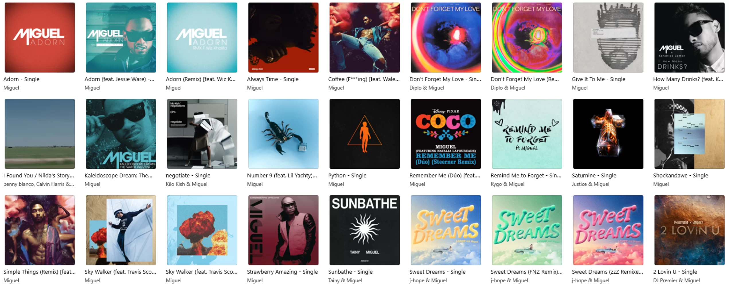 Miguel - Kaleidoscope Dream (Deluxe Version) (2012) + 单曲汇总 [iTunes Plus AAC M4A]